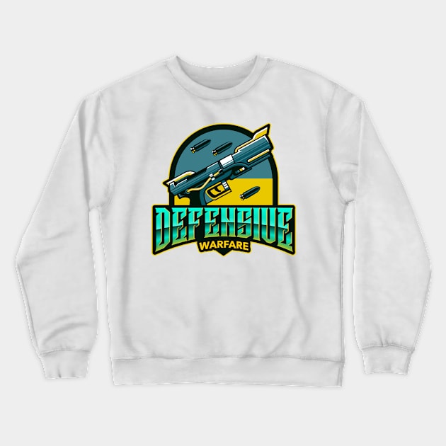 Defensive Warfare Crewneck Sweatshirt by Aim For The Face